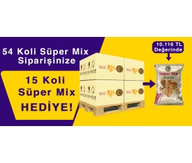 54 Koli Chocoworld Süper Mix Siparişinize +15 Koli Hediye Fiyat ve