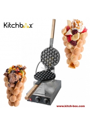 Kitchbox Ticari Bubble Waffle Makinesi