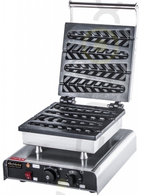 Kitchbox Ticari Endüstriyel  Stick Üçgen Stick Waffle Makinesi